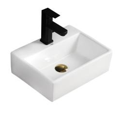 UMYWALKA NABLATOWA CERAMICZNA PROSTOKĄTNA VIVA-WH-400 BIAŁA VIVA-WH-400