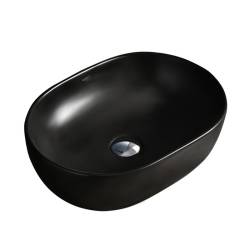 UMYWALKA NABLATOWA CERAMICZNA OWALNA NEO-MTB-480 CZARNY MAT NEO-MTB-480