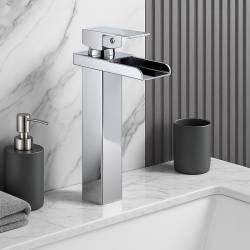 BATERIA UMYWALKOWA ŁAZIENKOWA STOJĄCA F012H-CH CHROM F012H-CH