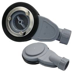 BRODZIK PRYSZNICOWY KAMIENNY PROSTOKĄTNY SLIM RIKO SZARY 140x80 CM RIKO-GR-140X80