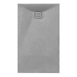 BRODZIK PRYSZNICOWY KAMIENNY PROSTOKĄTNY SLIM RIKO SZARY 130x90 CM RIKO-GR-130X90