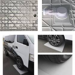 BRODZIK PRYSZNICOWY KAMIENNY PROSTOKĄTNY SLIM RIKO SZARY 130x80 CM RIKO-GR-130X80