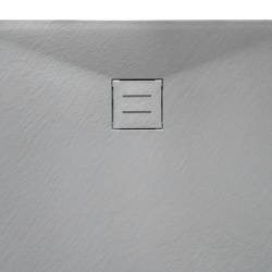 BRODZIK PRYSZNICOWY KAMIENNY PROSTOKĄTNY SLIM RIKO SZARY 120x70 CM RIKO-GR-120X70