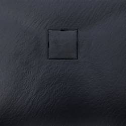 BRODZIK PRYSZNICOWY KAMIENNY PROSTOKĄTNY SLIM RIKO CZARNY 90x80 CM RIKO-BL-90X80