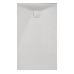 BRODZIK PRYSZNICOWY KAMIENNY PROSTOKĄTNY SLIM RIKO BIAŁY 130x80 CM RIKO-WH-130X80
