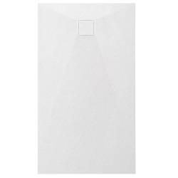 BRODZIK PRYSZNICOWY KAMIENNY PROSTOKĄTNY SLIM RIKO BIAŁY 120x70 CM RIKO-WH-120X70