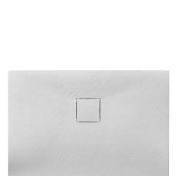 BRODZIK PRYSZNICOWY KAMIENNY PROSTOKĄTNY SLIM RIKO BIAŁY 120x70 CM RIKO-WH-120X70