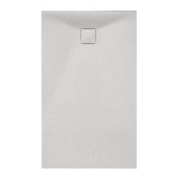 BRODZIK PRYSZNICOWY KAMIENNY PROSTOKĄTNY SLIM RIKO BIAŁY 100x70 CM RIKO-WH-100X70