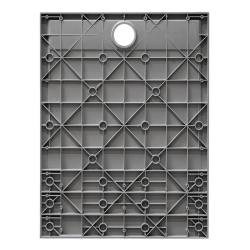 BRODZIK PRYSZNICOWY KAMIENNY PROSTOKĄTNY SLIM MIKO SZARY 110x90 CM MIKO-GR-110X90