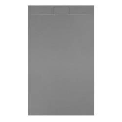 BRODZIK PRYSZNICOWY KAMIENNY PROSTOKĄTNY SLIM MIKO SZARY 100x90 CM MIKO-GR-100X90