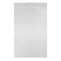 BRODZIK PRYSZNICOWY KAMIENNY PROSTOKĄTNY SLIM MIKO BIAŁY 120x80 CM MIKO-WH-120X80