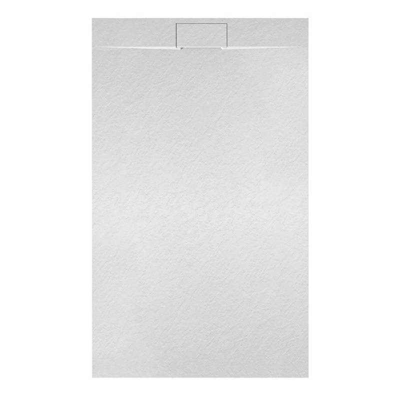 BRODZIK PRYSZNICOWY KAMIENNY PROSTOKĄTNY SLIM MIKO BIAŁY 120x80 CM MIKO-WH-120X80