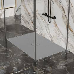 BRODZIK PRYSZNICOWY KAMIENNY PROSTOKĄTNY SLIM JUKO SZARY 120x100 CM JUKO-GR-120X100