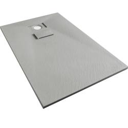 BRODZIK PRYSZNICOWY KAMIENNY PROSTOKĄTNY SLIM JUKO SZARY 110x70 CM JUKO-GR-110X70