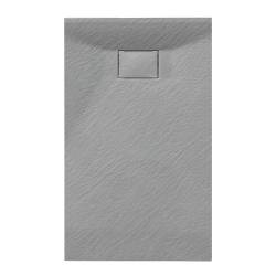 BRODZIK PRYSZNICOWY KAMIENNY PROSTOKĄTNY SLIM JUKO SZARY 100x70 CM JUKO-GR-100X70