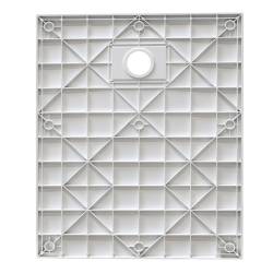 BRODZIK PRYSZNICOWY KAMIENNY PROSTOKĄTNY SLIM JUKO BIAŁY 90x80 CM JUKO-WH-90X80