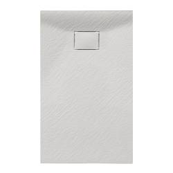 BRODZIK PRYSZNICOWY KAMIENNY PROSTOKĄTNY SLIM JUKO BIAŁY 140x90 CM JUKO-WH-140X90