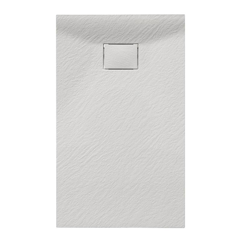 BRODZIK PRYSZNICOWY KAMIENNY PROSTOKĄTNY SLIM JUKO BIAŁY 120x90 CM JUKO-WH-120X90