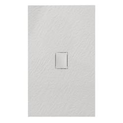 BRODZIK PRYSZNICOWY KAMIENNY PROSTOKĄTNY SLIM JUKO BIAŁY 120x100 CM JUKO-WH-120X100