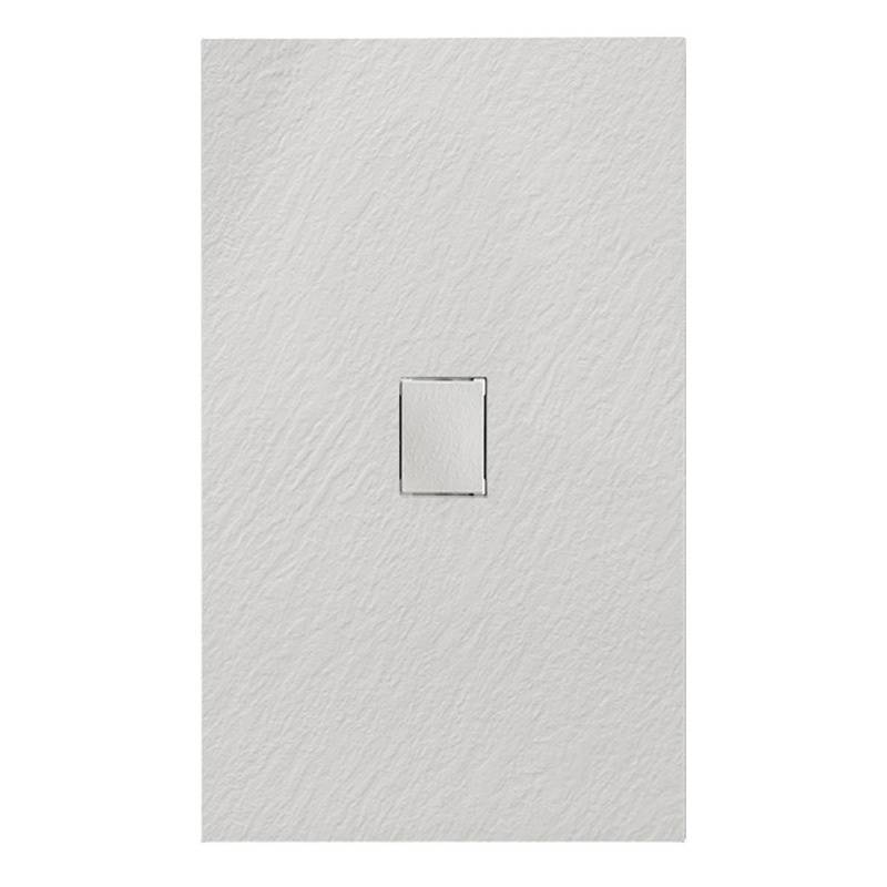 BRODZIK PRYSZNICOWY KAMIENNY PROSTOKĄTNY SLIM JUKO BIAŁY 120x100 CM JUKO-WH-120X100