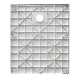 BRODZIK PRYSZNICOWY KAMIENNY PROSTOKĄTNY SLIM JUKO BIAŁY 100x80 CM JUKO-WH-100X80