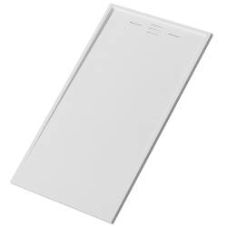 BRODZIK PRYSZNICOWY KAMIENNY PROSTOKĄTNY SLIM DEKO BIAŁY 130x80 CM DEKO-WH-130X80