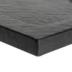 BRODZIK PRYSZNICOWY KAMIENNY KWADRATOWY SLIM SILK CZARNY 130x90 CM SILK-BL-130X90