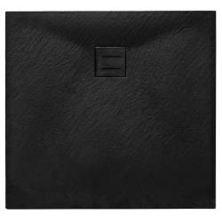 BRODZIK PRYSZNICOWY KAMIENNY KWADRATOWY SLIM RIKO CZARNY 90x90 CM RIKO-BL-90