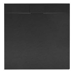 BRODZIK PRYSZNICOWY KAMIENNY KWADRATOWY SLIM MIKO CZARNY 90x90 CM MIKO-BL-90