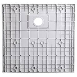 BRODZIK PRYSZNICOWY KAMIENNY KWADRATOWY SLIM RIKO BIAŁY WZÓR MARMUR 80x80 MAR-RIKO-WH-80