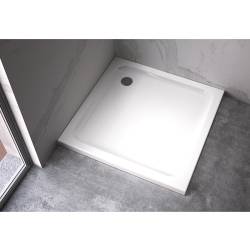 Kopia - BRODZIK PRYSZNICOWY KWADRATOWY SLIM ST02C BIAŁY 70x70 CM ST02C-WH-70