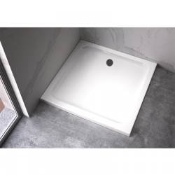 Kopia - BRODZIK PRYSZNICOWY KWADRATOWY SLIM ST06A BIAŁY 100x100 CM ST06A-WH-100