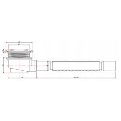 Kopia - BRODZIK PRYSZNICOWY PIĘCIOKĄTNY SLIM ST07A BIAŁY 80x80 CM ST07A-WH-80