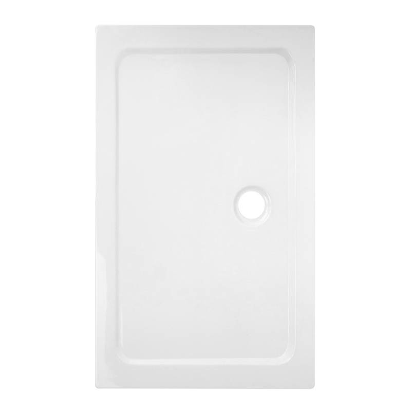 Kopia - BRODZIK PRYSZNICOWY PROSTOKĄTNY SLIM ST04B BIAŁY 110x90 CM ST04B-WH-110X90
