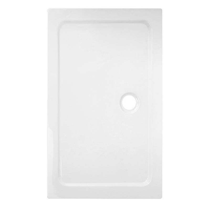 Kopia - BRODZIK PRYSZNICOWY PROSTOKĄTNY SLIM ST04D BIAŁY 130X90 CM ST04D-WH-130X90