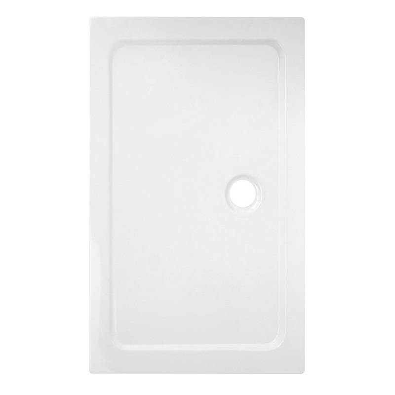 Kopia - BRODZIK PRYSZNICOWY PROSTOKĄTNY SLIM ST05A BIAŁY 100x70 CM ST05A-WH-100X70
