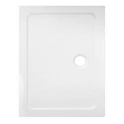 Kopia - BRODZIK PRYSZNICOWY PROSTOKĄTNY SLIM ST05B BIAŁY 80x70 ST05B-WH-80X70