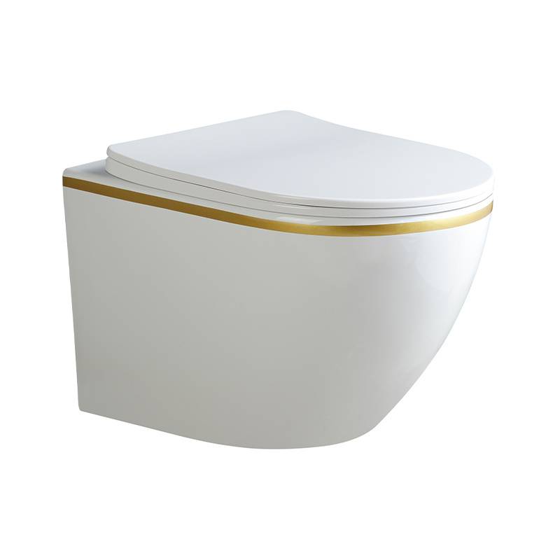 MISKA WC WISZĄCA RIMLESS PEAK-WH-GL-RIM-03 BIAŁA DESKA WOLNOOPADAJĄCA DUROPLAST PEAK-WH-GL-RIM-03