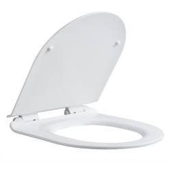 DESKA SEDESOWA WC WOLNOOPADAJĄCA CV-WH-01 SLIM BIAŁA DUROPLAST CV-WH-01