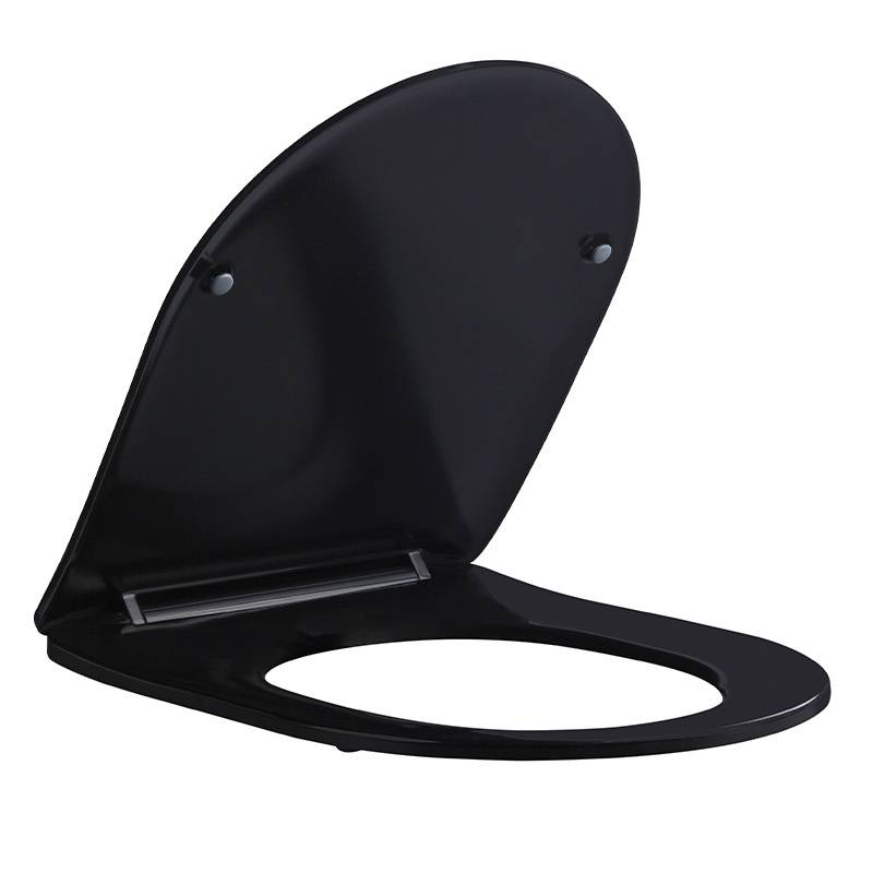 DESKA SEDESOWA WC WOLNOOPADAJĄCA CV-MTB-03 SLIM CZARNY MAT DUROPLAST CV-MTB-03