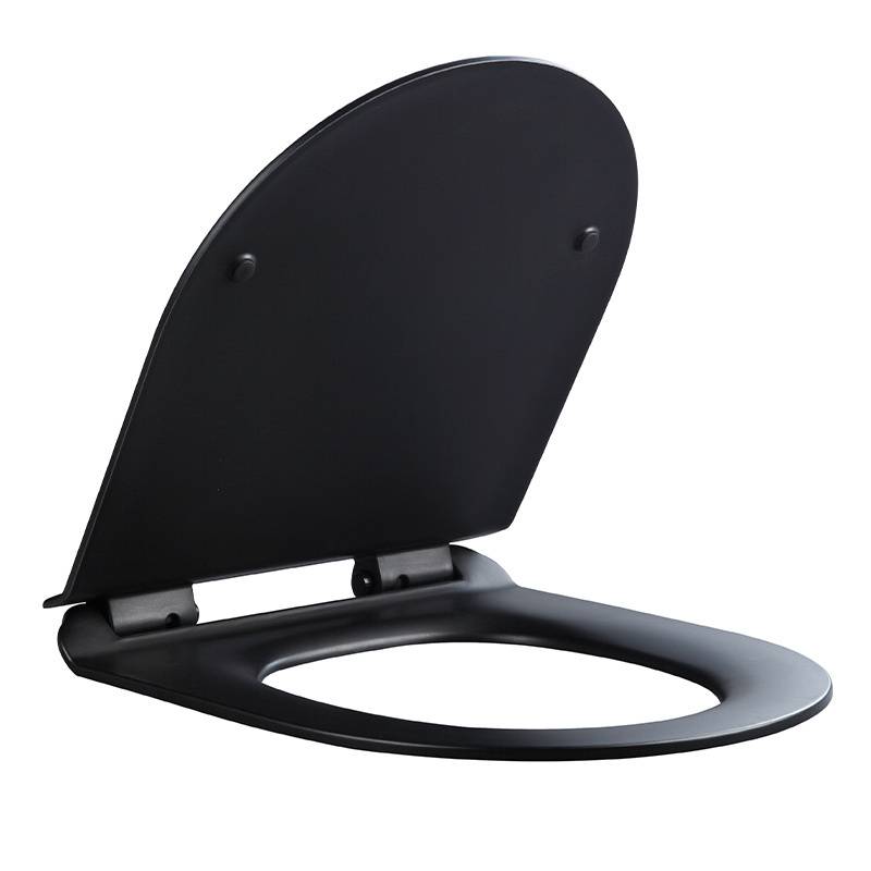 DESKA SEDESOWA WC WOLNOOPADAJĄCA CV-MTB-01 SLIM CZARNY MAT DUROPLAST CV-MTB-01