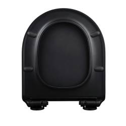 DESKA SEDESOWA WC WOLNOOPADAJĄCA CV-MTB-01 SLIM CZARNY MAT DUROPLAST CV-MTB-01