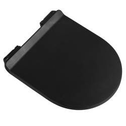 DESKA SEDESOWA WC WOLNOOPADAJĄCA CV-MTB-01 SLIM CZARNY MAT DUROPLAST CV-MTB-01