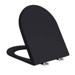 DESKA SEDESOWA WC WOLNOOPADAJĄCA CV-BL-02 CZARNA DUROPLAST CV-BL-02