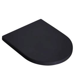 DESKA SEDESOWA WC WOLNOOPADAJĄCA CV-BL-02 CZARNA DUROPLAST CV-BL-02