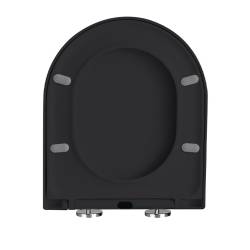 DESKA SEDESOWA WC WOLNOOPADAJĄCA CV-BL-02 CZARNA DUROPLAST CV-BL-02