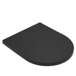 DESKA SEDESOWA WC WOLNOOPADAJĄCA CV-MTB-05 CZARNY MAT DUROPLAST CV-MTB-05