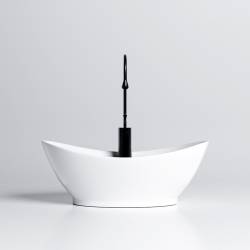 UMYWALKA NABLATOWA CERAMICZNA OWALNA TERA-WH-585 BIAŁY TERA-WH-585