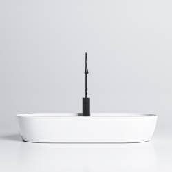 UMYWALKA NABLATOWA CERAMICZNA OWALNA EMI-WH-810 BIAŁY EMI-WH-810