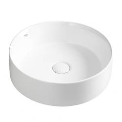 UMYWALKA NABLATOWA CERAMICZNA OKRĄGŁA LAVA-WH-360 BIAŁA LAVA-WH-360